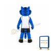 Blue Furry Tiger Mascot Costume