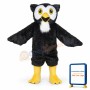 Black Owl Mascot Costume Free Shipping