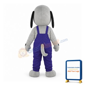 Fancy Dog Mascot Outfit Party Costume