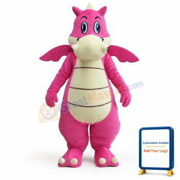 Fancy Dinosaur Mascot Outfit Party Costume