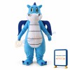 Blue Dinosaur Mascot Costume