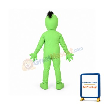 Adult Green Alien Mascot Costume