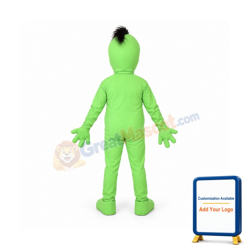 Adult Green Alien Mascot Costume