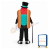 Gentleman Hot Dog Mascot Costume