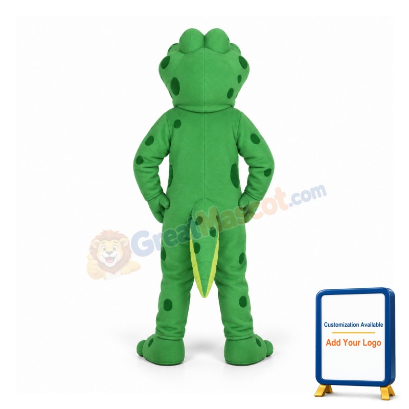 Happy Lightweight Alligator Mascot Costume