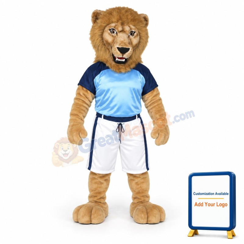 College Lightweight Lion Mascot Costume