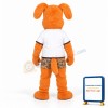 Cute Yellow Lightweight Dog Mascot Costume