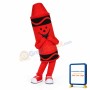 Red Crayola Mascot Costume