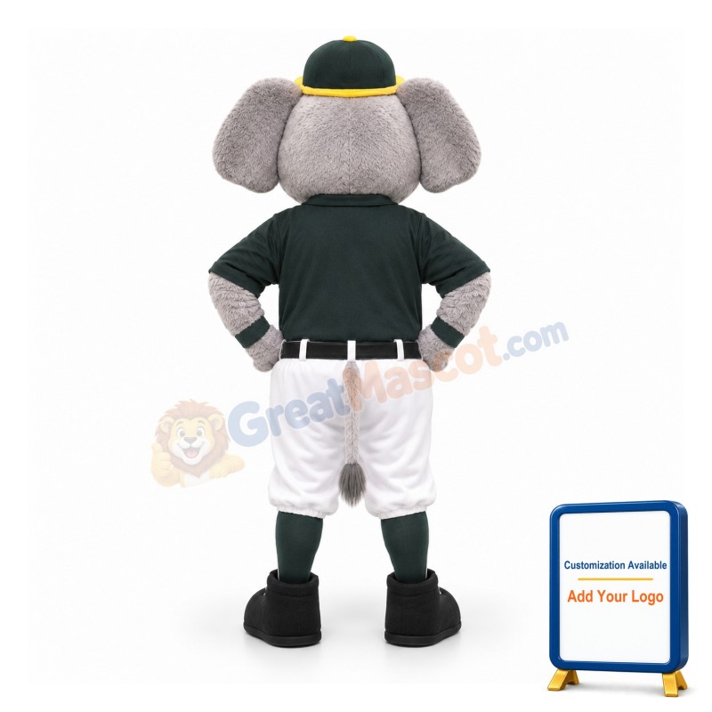College Sport Elephant Mascot Costume