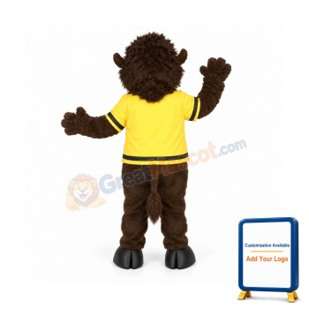 Wild Buffalo Mascot Costume