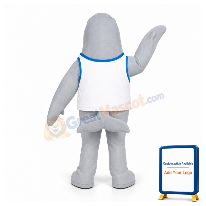 Cute Lightweight Dolphin Mascot Costume