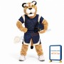 University Golden Panther Mascot Costume