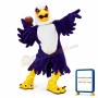 University Purple Eagle Mascot Costume