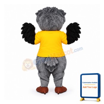 Furry Owl Mascot Costume
