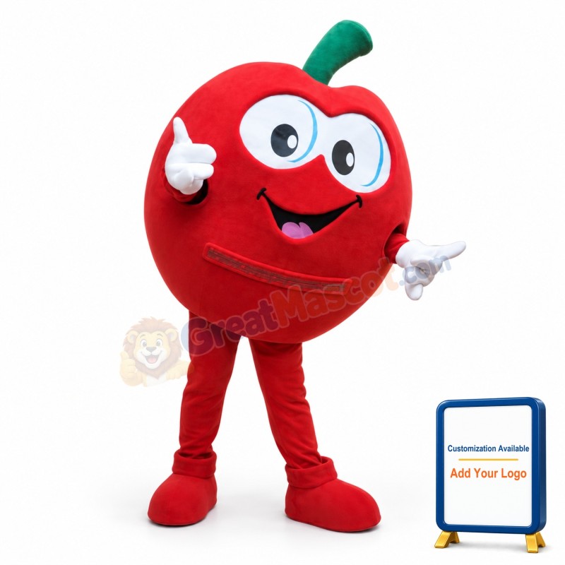 Apple Mascot Costume