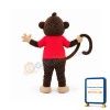 College Happy Monkey Mascot Costume