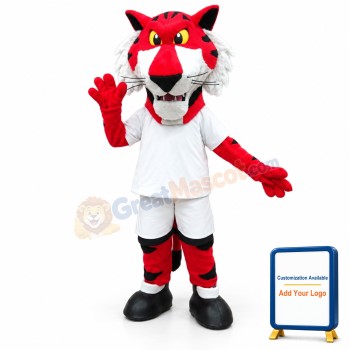 Red Tiger Mascot Costume