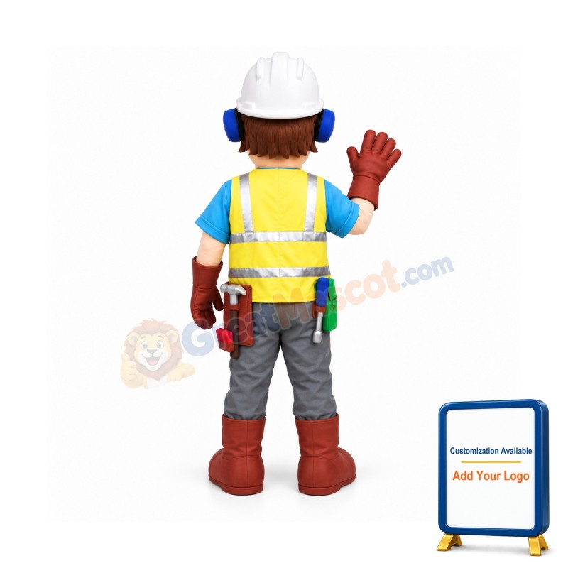 Builder Mascot Costume