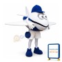 Blue Aircraft Mascot Costume