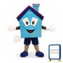 Blue House Mascot Costume