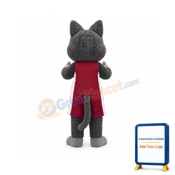 Cute Furry Cat Mascot Costume
