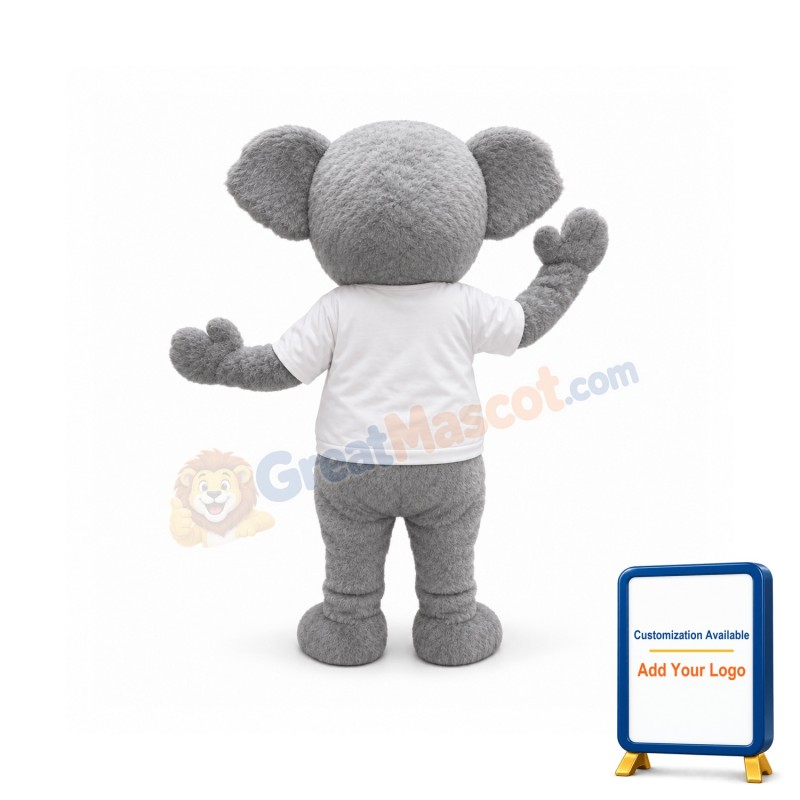 Cute Furry Koala Mascot Costume
