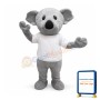 Cute Furry Koala Mascot Costume