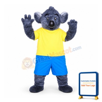 Furry Koala Mascot Costume