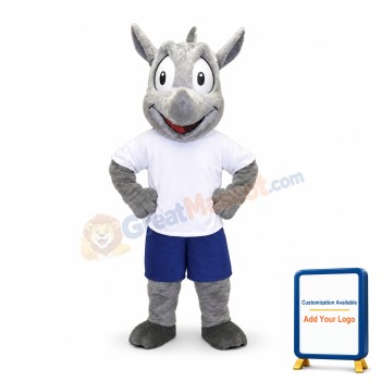 High Quality Rhino Mascot Costume