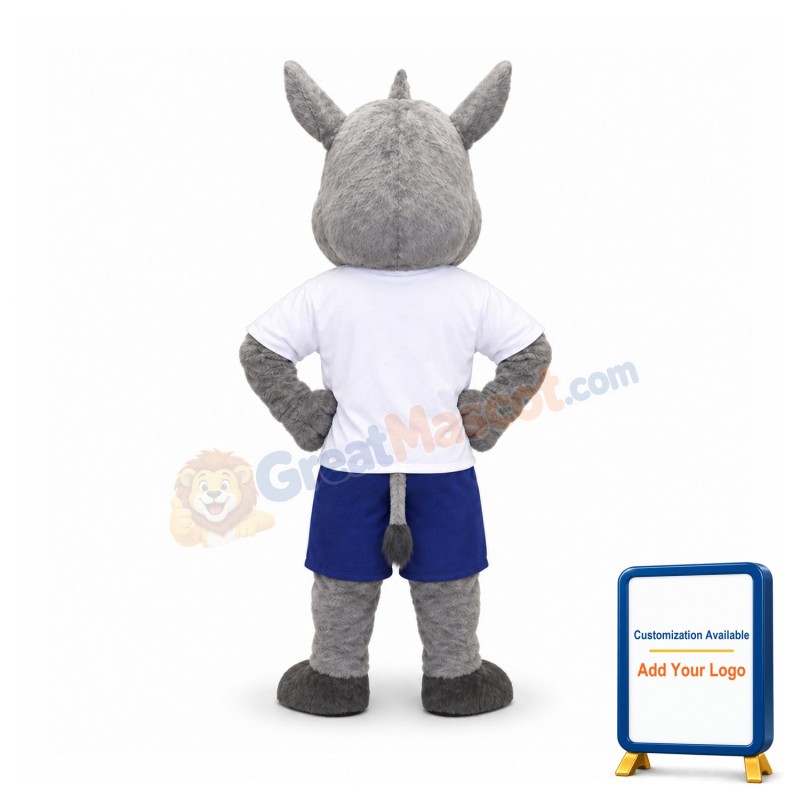 Rhino Mascot Costume