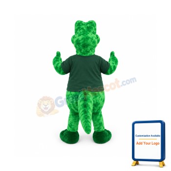 Green Alligator Mascot Costume