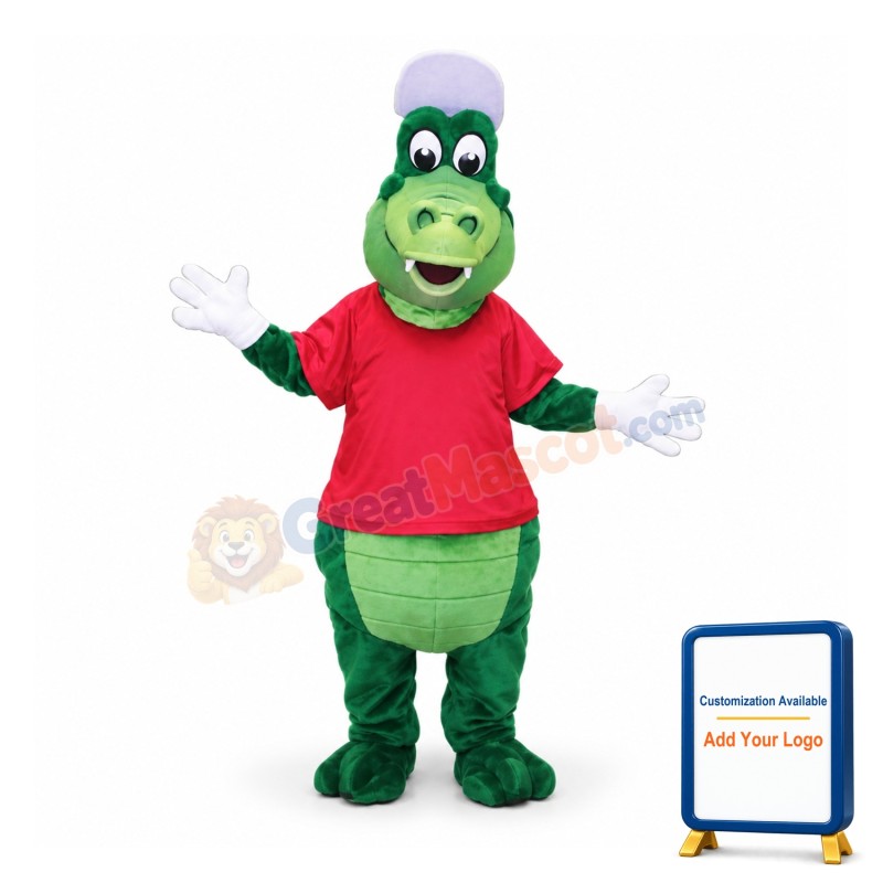 Sport Alligator Mascot Costume