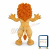 Happy Furry Lion Mascot Costume