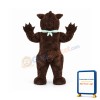 Brown Fluffy Bear Mascot Costume