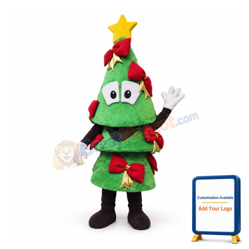 Christmas Tree Mascot Costume For Adult