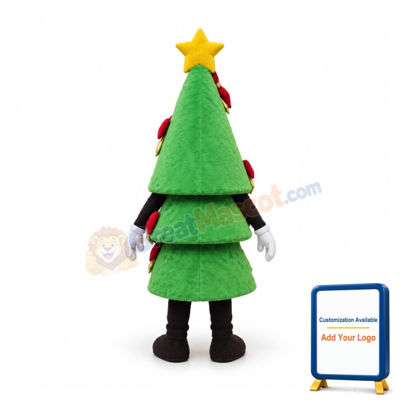 Christmas Tree Mascot Costume For Adult