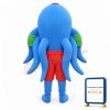 Blue Octopus Mascot Costume