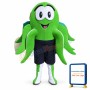 Green Octopus Mascot Costume