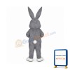 Grey & White Rabbit Mascot Costume