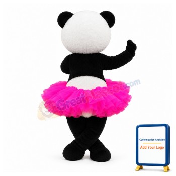 Ballet Panda Mascot Costume