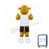 Brown Fluffy Cow Mascot Costume