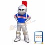 Silver Knight Mascot Costume