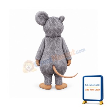 Fluffy Mouse Mascot Costume