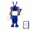 Blue Butterfly Mascot Costume