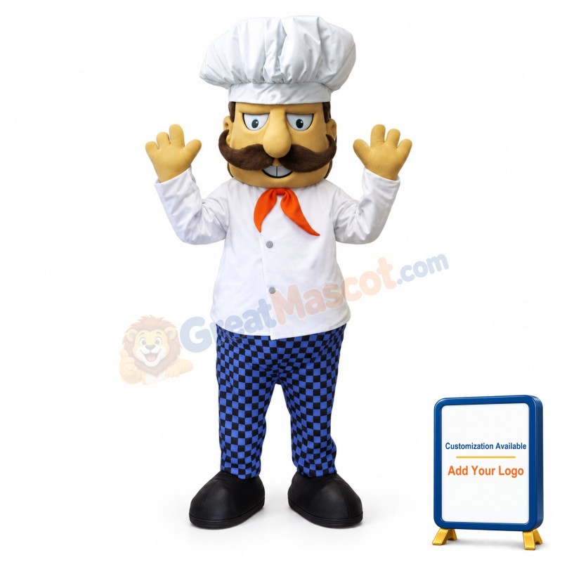 Chef Man Mascot Costume