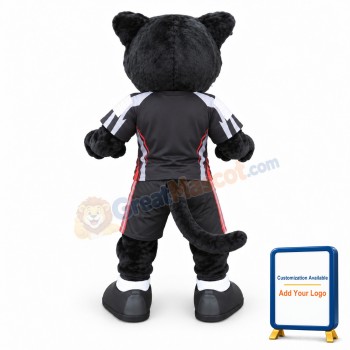 College Black Panther Mascot Costume