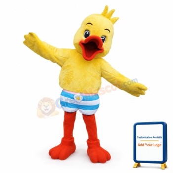 Furry Duck Mascot Costume
