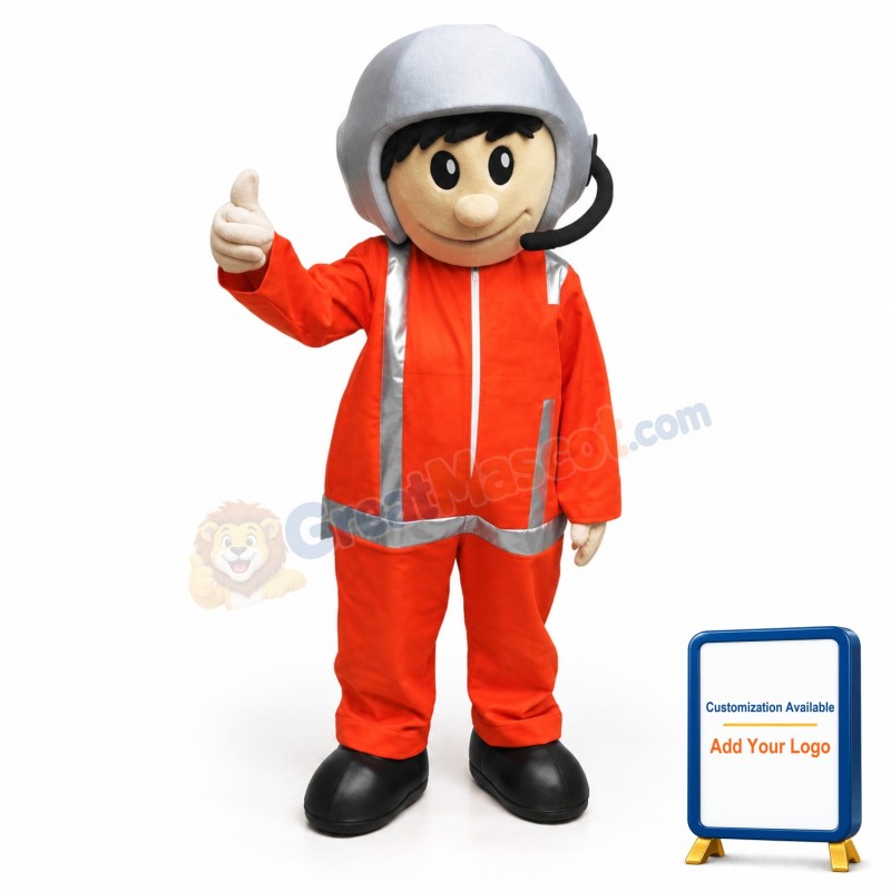 High Quality Pilot Mascot Costume