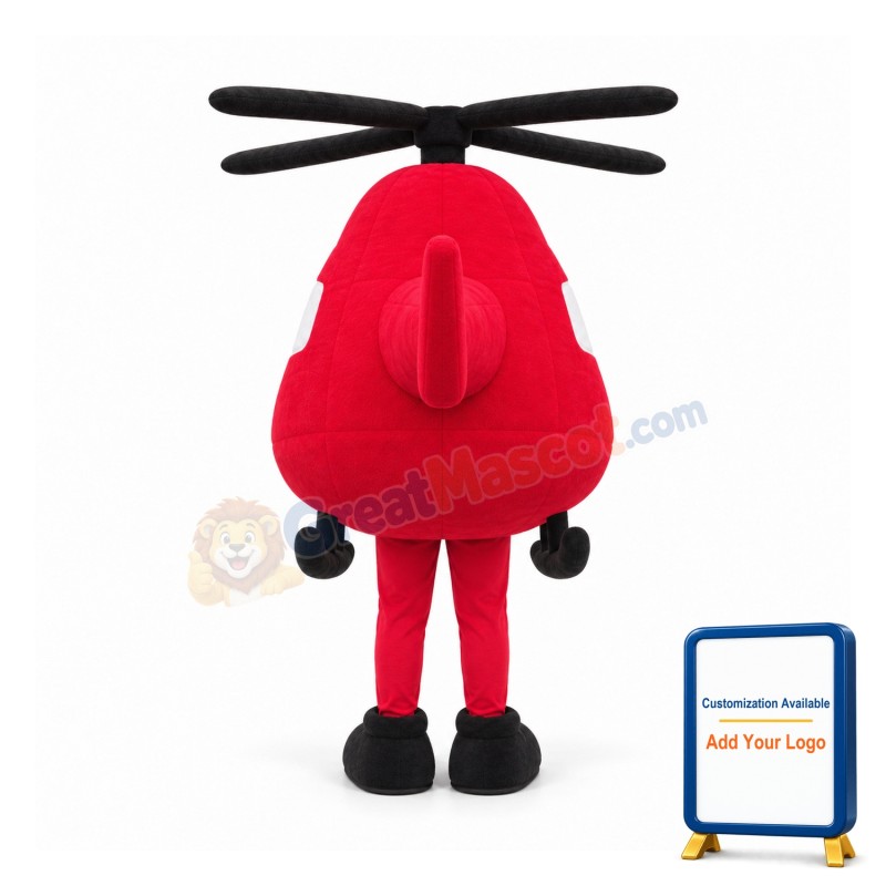Helicopter Mascot Costume