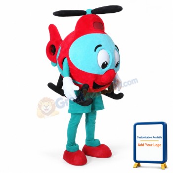 Helicopter Mascot Costume